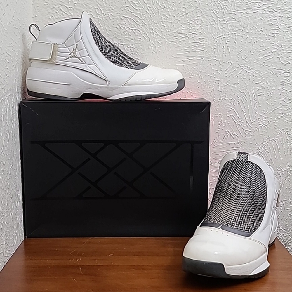 Air Jordan 19 OG High Flint Mamba 2004 Vintage Mens Sneakers 307546-102 Size 13 - Picture 1 of 17
